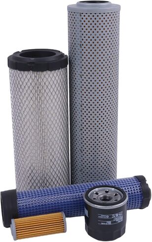 طقم مرشح 500 ساعة جديد M131802 M131803 M806418 AT308568 M801101 متوافق مع حفارات JD 26G (PIN: 1FF026GX-K26000) in Saudi Arabia