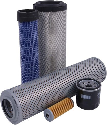 طقم مرشح 500 ساعة جديد M131802 M131803 M806418 AT308568 M801101 متوافق مع حفارات JD 26G (PIN: 1FF026GX-K26000) in Saudi Arabia