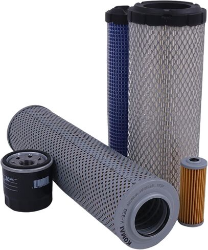طقم مرشح 500 ساعة جديد M131802 M131803 M806418 AT308568 M801101 متوافق مع حفارات JD 26G (PIN: 1FF026GX-K26000) in Saudi Arabia