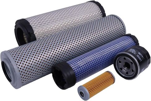 طقم مرشح 500 ساعة جديد M131802 M131803 M806418 AT308568 M801101 متوافق مع حفارات JD 26G (PIN: 1FF026GX-K26000) in Saudi Arabia