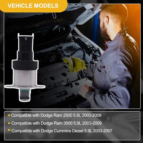 0928400666 منظم ضغط حقن الوقود الديزل FPR متوافق مع 2003-2007 دودج رام 2500 3500 بيك اب الكمون MPROP 5.9L وحدة قياس الديزل مشغل التحكم في الوقود FCA in Kuwait