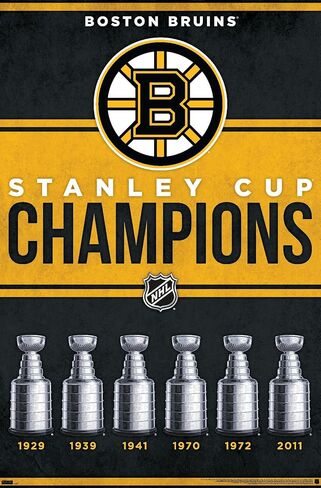 Trends International NHL Boston Bruins - Champions 23 Wall Poster in Saudi Arabia