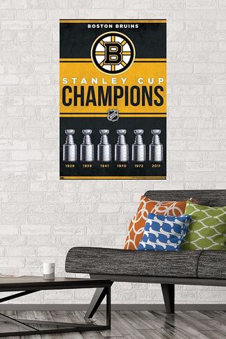 Trends International NHL Boston Bruins - Champions 23 Wall Poster in Saudi Arabia