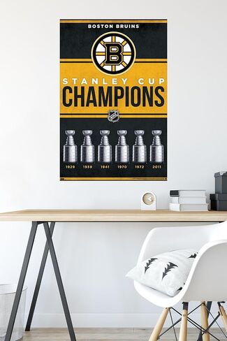 Trends International NHL Boston Bruins - Champions 23 Wall Poster in Saudi Arabia