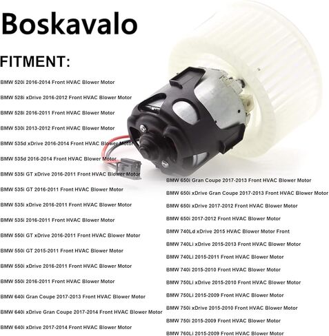 محرك سخان منفاخ تكييف الهواء لسيارات BMW 5 6 7 Series F02 F06 F07 F10 64119242607 in Kuwait