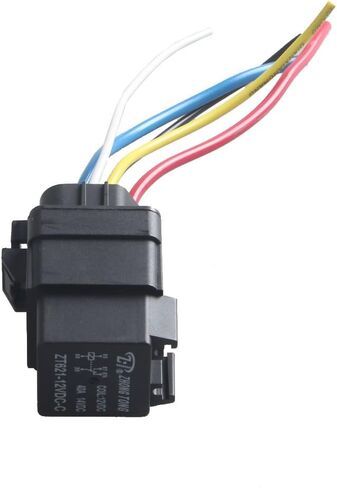 ESUPPORT Car Truck Motor Heavy Duty 12V 40A SPST Relay Socket Plug 4Pin 4 Wire Waterproof Seal in Saudi Arabia