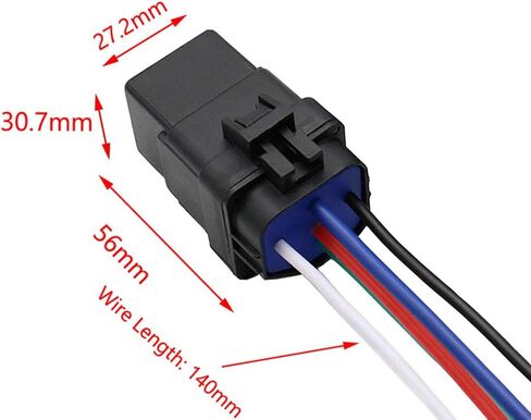 ESUPPORT Car Truck Motor Heavy Duty 12V 40A SPST Relay Socket Plug 4Pin 4 Wire Waterproof Seal in Saudi Arabia