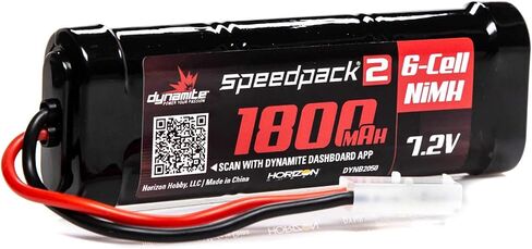 ديناميت SPEEDPACK2 7.2 فولت 1800 مللي أمبير 6 خلايا NiMH Flat TAM DYNB2050 بطاريات السيارات وملحقاتها in Kuwait