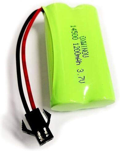 بطارية ليثيوم أيون قابلة لإعادة الشحن 3.7 فولت 1200 مللي أمبير في الساعة مع قابس SM2P وكابل الشاحن لشاحنات التحكم عن بعد 813A بطارية مكونة من قطعتين in Kuwait