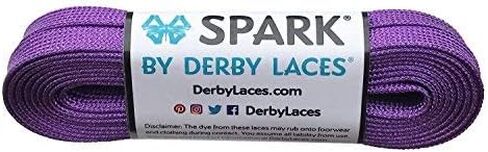 Derby Laces Purple Spark Shoelace for Shoes, Skates, Boots, Roller Derby, Hockey and Ice Skates in Saudi Arabia