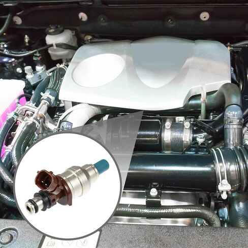 حاقن الوقود 23209-65020 - حاقن الوقود الداخلي للسيارة 4 فتحات Engnie - لسيارة Toyota 4Runner 3.0L 1988-1995 لون فضي معدني - 6 قطع in Kuwait
