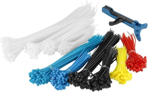 أربطة كابلات من النايلون ذاتية القفل، 1000 عبوة مختلطة in Kuwait