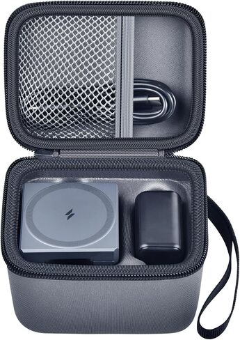 حافظة PAIYULE متوافقة مع شاحن Anker 3 في 1 Cube MagSafe بقدرة 15 وات كحد أقصى، حامل تخزين محطة الطاقة لكابل USB-C (صندوق فقط) (رمادي) in Kuwait