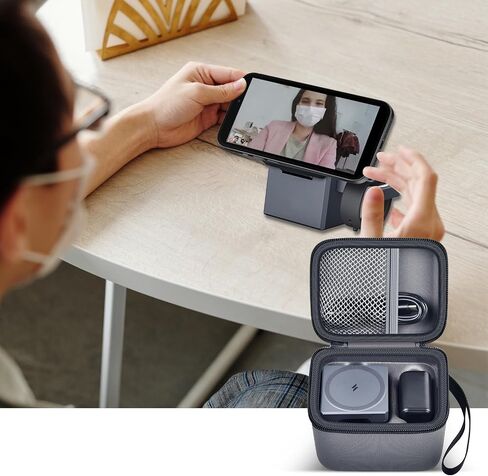 حافظة PAIYULE متوافقة مع شاحن Anker 3 في 1 Cube MagSafe بقدرة 15 وات كحد أقصى، حامل تخزين محطة الطاقة لكابل USB-C (صندوق فقط) (رمادي) in Kuwait