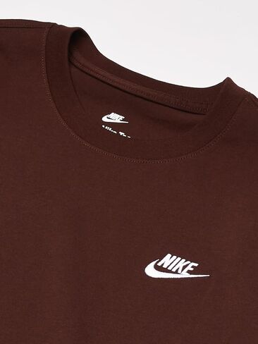 Nike Men's Sportswear Club T-Shirt (as1, Alpha, m, Regular, Regular, Earth) in Saudi Arabia