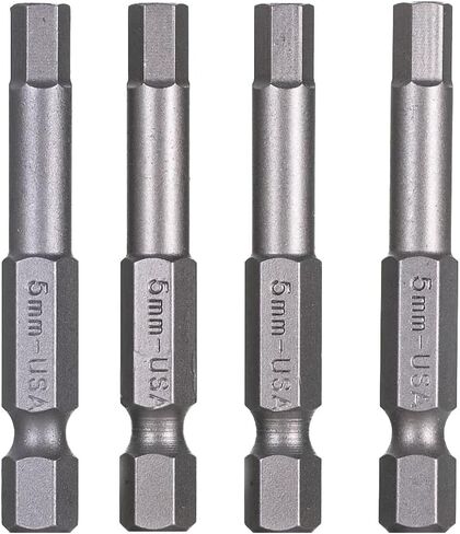 Mayhew Tools 19462-4 Metric Hex Power Bit, 5mm x 2", 4-Pack in Saudi Arabia