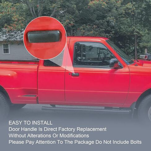 JDMSPEED Exterior Door Handle Compatible with Ford Ranger 1998-2011 Mazda B2300 B3000 B4000 2001-2010 Door Handle Exterior Outside Outer Front Driver Passenger Side Replaces# 2L5Z1022404BAA in Saudi Arabia