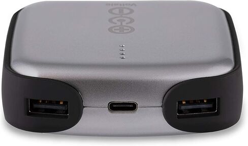 بطارية احتياطية من Voltaic Systems V25 بقدرة 6,400 مللي أمبير في الساعة تعمل دائمًا بمنفذ USB لأجهزة iPhone وiPad وSamsung Galaxy وAndroid وHTC (رمادي) in Saudi Arabia
