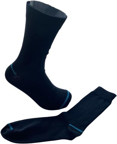 Cotton Dress Socks - Classic and Comfortable Men's Dress Socks for Everyday Wear, NAVY, Size 7-11, 5-Pack in Saudi Arabia