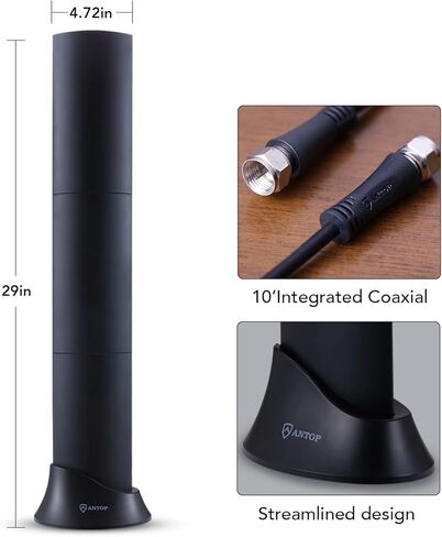 هوائي التلفزيون الخارجي - Antop HD Smart BAR AT-500SBS-Black HDTV＆FM هوائي مضخم in Kuwait