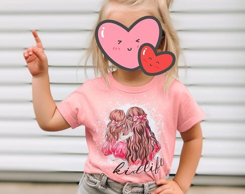 ماما قمصان الأم وأنا مطابقة تي شيرت مضحك أمي ابنة تي شيرت لطيف فتاة الخريف طاقم الرقبة تيز القمم in Kuwait