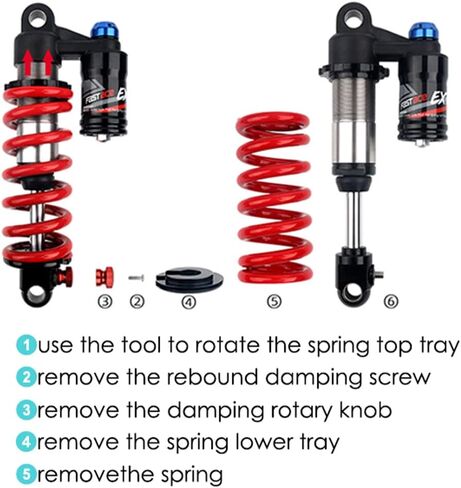 JFOYH 300 رطل/بوصة استبدال زنبرك لفائف معدل الربيع لممتص الصدمات 220 مم FastAce 53RC in Kuwait