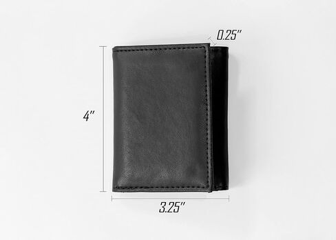 Rico Industries NHL Seattle Kraken Premium Laser Engraved Vegan Brown Leather Tri-fold Wallet - Slim yet Sturdy Design - Perfect to Show Your Team Pride or Gift in Saudi Arabia