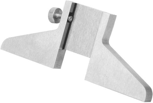 Walfront Caliper Depth Base Steel 2.76 x 0.31 x 1.18in Caliper Depth Gauge Attachment for Dial Digital Vernier Caliper, Angle Measuring Caliper in Saudi Arabia