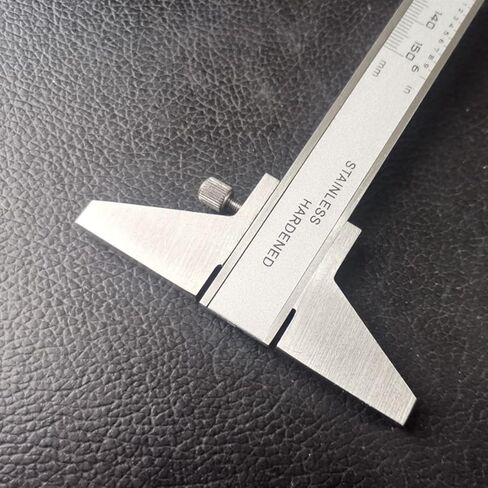 Walfront Caliper Depth Base Steel 2.76 x 0.31 x 1.18in Caliper Depth Gauge Attachment for Dial Digital Vernier Caliper, Angle Measuring Caliper in Saudi Arabia