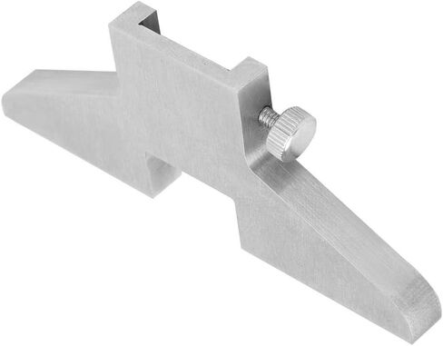Walfront Caliper Depth Base Steel 2.76 x 0.31 x 1.18in Caliper Depth Gauge Attachment for Dial Digital Vernier Caliper, Angle Measuring Caliper in Saudi Arabia