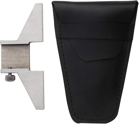 Walfront Caliper Depth Base Steel 2.76 x 0.31 x 1.18in Caliper Depth Gauge Attachment for Dial Digital Vernier Caliper, Angle Measuring Caliper in Saudi Arabia