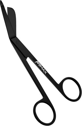 Medical and Nursing Lister Bandage Scissors ;-Mirror Finish and Black Titanium -Supreme Grade, Made of 100% Surgical Stainless Steel, 5.5 Inch-140-10034P2BM (Black Titanium & Mirror Finish Pack Of 2) in Saudi Arabia