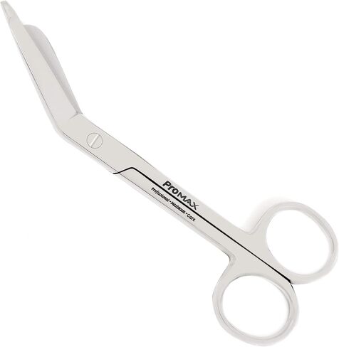 Medical and Nursing Lister Bandage Scissors ;-Mirror Finish and Black Titanium -Supreme Grade, Made of 100% Surgical Stainless Steel, 5.5 Inch-140-10034P2BM (Black Titanium & Mirror Finish Pack Of 2) in Saudi Arabia