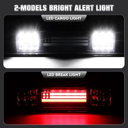 3rd Third Brake Light High Mount Stop Brake Light Fit for Toyota Tacoma 3rd Gen 2016-2021, Center Stop Lamp Assembly in Saudi Arabia