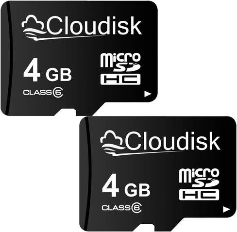 Pack of 2 Micro SD Card 1GB Flash Memory Card C4 with SD Adapter (1 GB) in Saudi Arabia