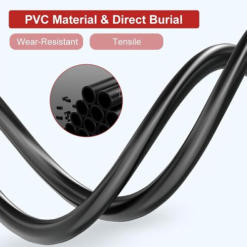 Cat7 Ethernet Cable 650ft Pure Copper: Fluke Tested Cat 7 Easy Pull Cable, Triple Shielded CMR, Outdoor/Indoor Direct Burial in Wall, POE Ethernet Wire, 10G 1000Mhz Roll Spool in Kuwait