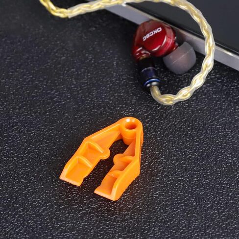 okcsc MMCX Cable Removal Tool IEM Earbuds Tool Help to Separate MMCX Connectors with Cable MMCX Assist Wire Pulling Tool Remover Earbuds Accessories Clamp A Pair of Orange in Saudi Arabia