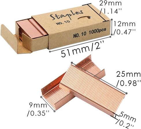 4 Pack Colored Staples Set Mini Staples #10 Metal Staples Refill for Desktop Staplers, Jam Free No.10 Staples for Mini Stapler Stapling Refills 1000pcs Staples Per Pack in Saudi Arabia