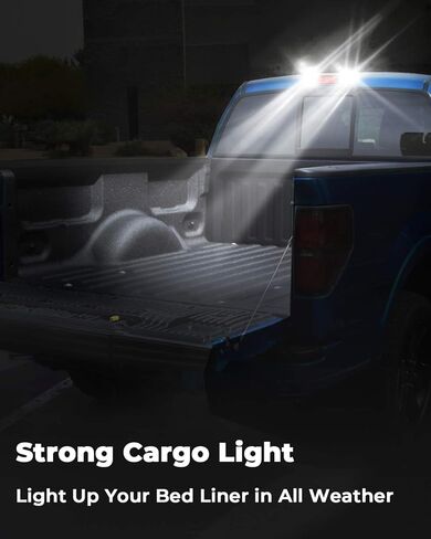 ISSYAUTO LED ضوء الفرامل الثالث متوافق مع 1999-2016 F250 F350 Super Duty 1993-2011 Ranger، أضواء الفرامل الثالثة مصباح شحن خفيف للتركيب العالي in Kuwait