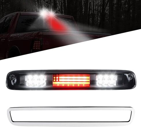 Fit for Chevy Silverado & for GMC Sierra 1500 2500 3500 HD Classic 1999-2007, LED Third 3rd Brake Light Rear Cargo Lamp High Mount Stop light with Gasket (Clear Lens) in Saudi Arabia