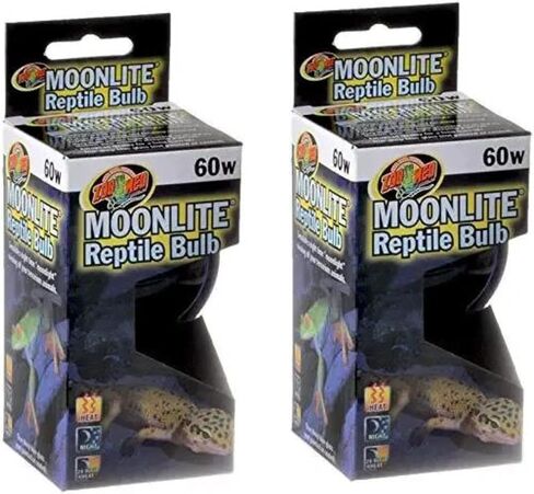 Zoo Med Moonlight Reptile Bulb 60 Watts - Pack of 2 in Saudi Arabia