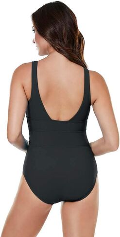 Miraclesuit Women's Swimwear Spectra Tummy Control Square Neckline Underwire Bra One Piece Swimsuit in Saudi Arabia