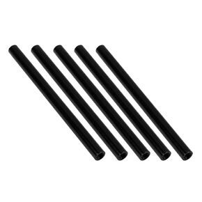 TOP-VIGOR 5Pcs M3 x 70mm Round Aluminum Column Alloy Standoff, Aluminum Standoff Spacer Column Stud Fastener for Quadcopter 180 210 250 Class Rack, Black