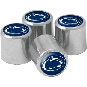 NCAA Penn State Nittany Lions Metal Tire Valve Stem Caps, 4-Pack