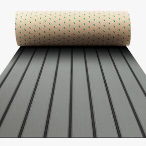 Boat Flooring - EVA Foam Boat Decking - Self-Adhesive Boat Mat Faux Teak Marine Carpet for Boats RV Yacht Kayak 86.6"x43.3"/21.7"