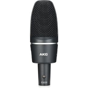 AKG Pro Audio C3000 High-Performance Large-Diaphragm Condenser Microphone , Black