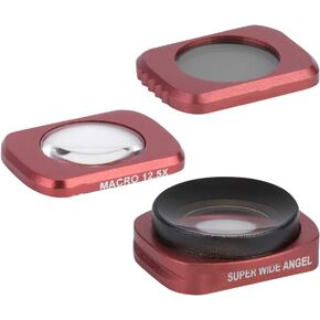 3pcs Lens Filters Kit Includes CR Wide Angle 12.5X Macro CPL, for DJI Osmo Pocket Professional Waterproof Lightweight Portable Aluminum Optical Glass in Kuwait