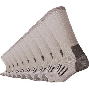 جوارب EnerWear الرجالية من صوف ميرينو 10P مبطنة للاستخدام الخارجي
