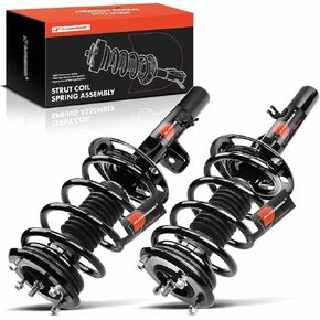 A-Premium Front Pair (2) Complete Strut & Coil Spring Assembly Compatible with Lincoln MKS 2009, Driver and Passenger Side