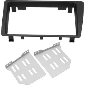Radio Frame,2Din Radio Stereo Fascia Dash Frame Trim Replacement for LHD 2001-2005